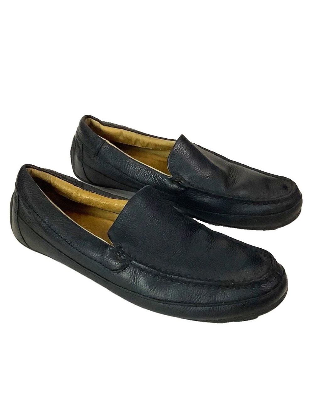 SPERRY Men's Sz 10.5 Hampden Venetian Casual Leather Driving Loafers Black